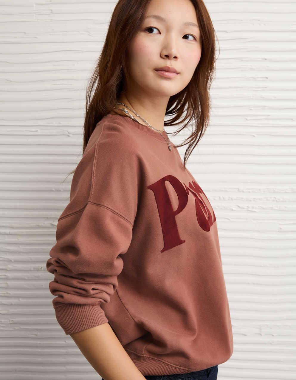 AE Graphic Crew Neck Sweatshirt
