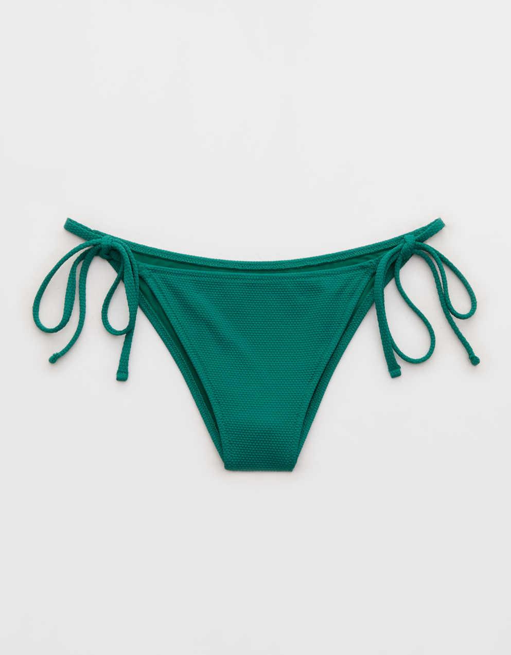 Aerie Pique 迷人側綁帶比基尼泳褲