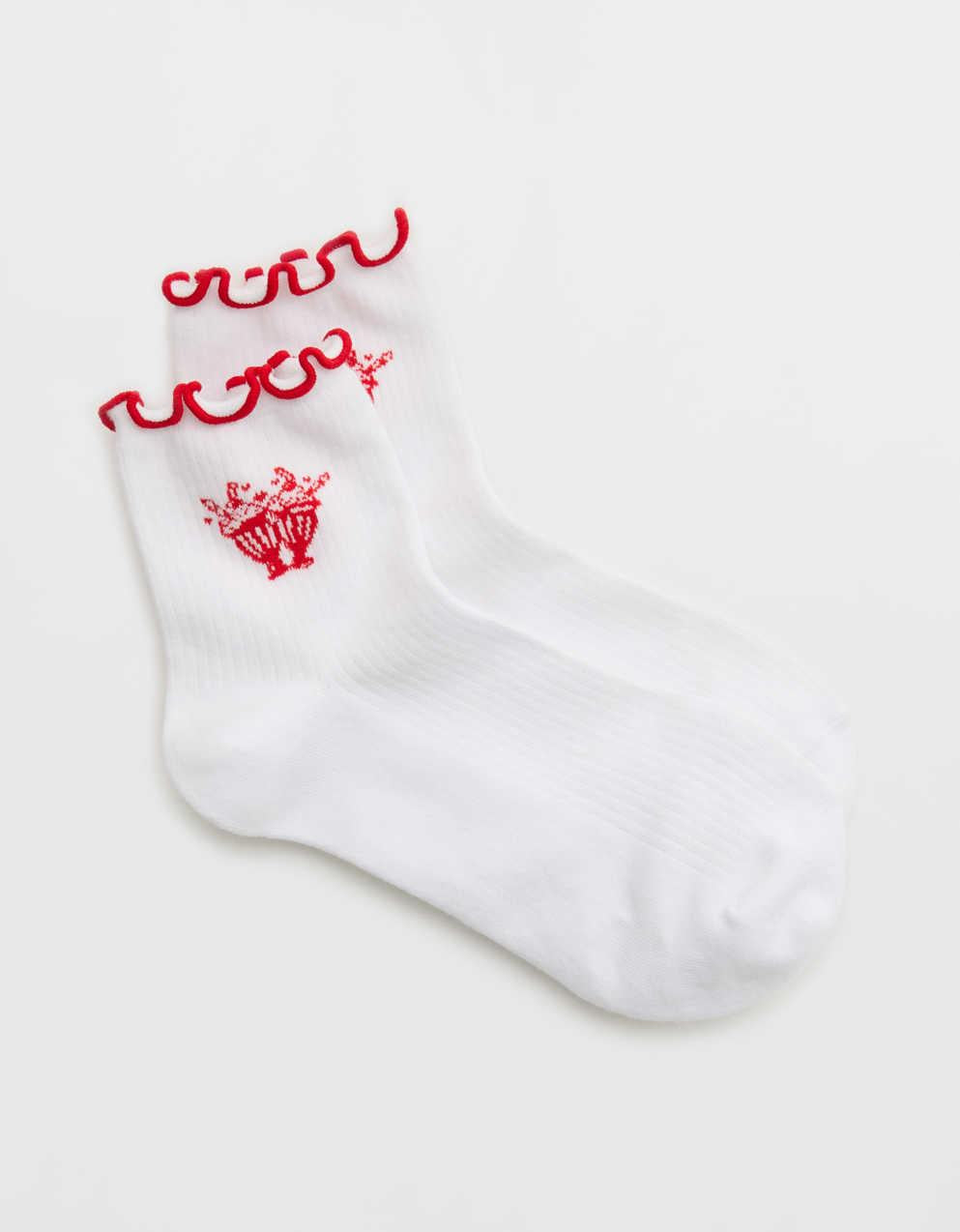 Aerie 波浪邊短襪