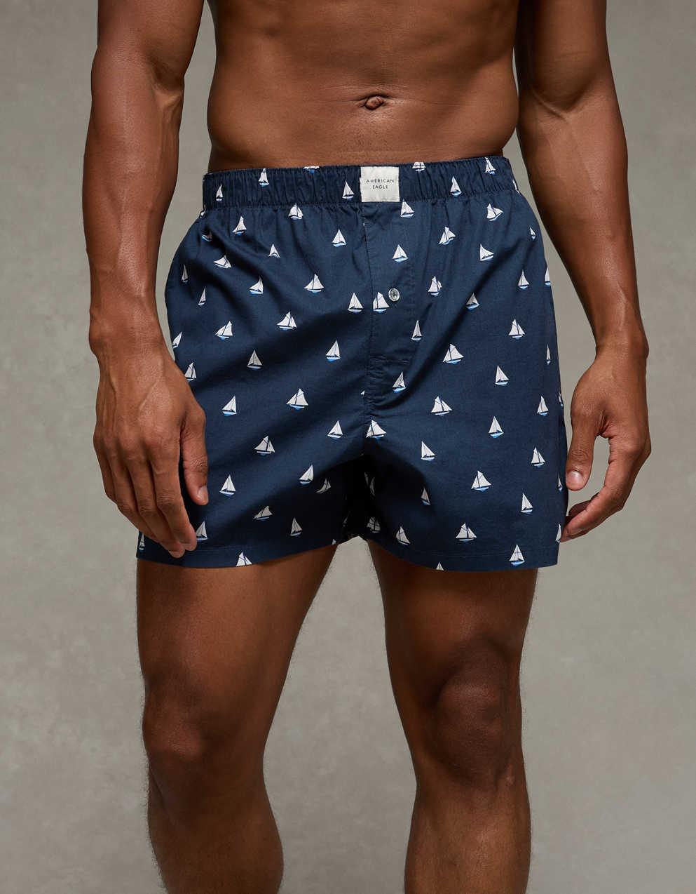 AEO Men's Sailboats Stretch Boxer Short