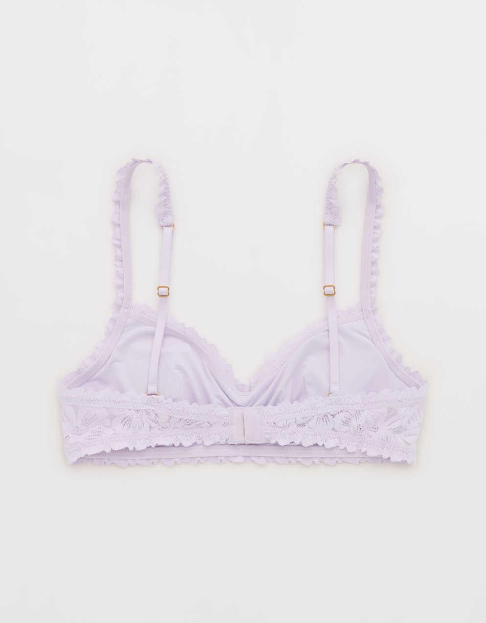 Show Off玫瑰蕾絲襯墊肩帶胸罩