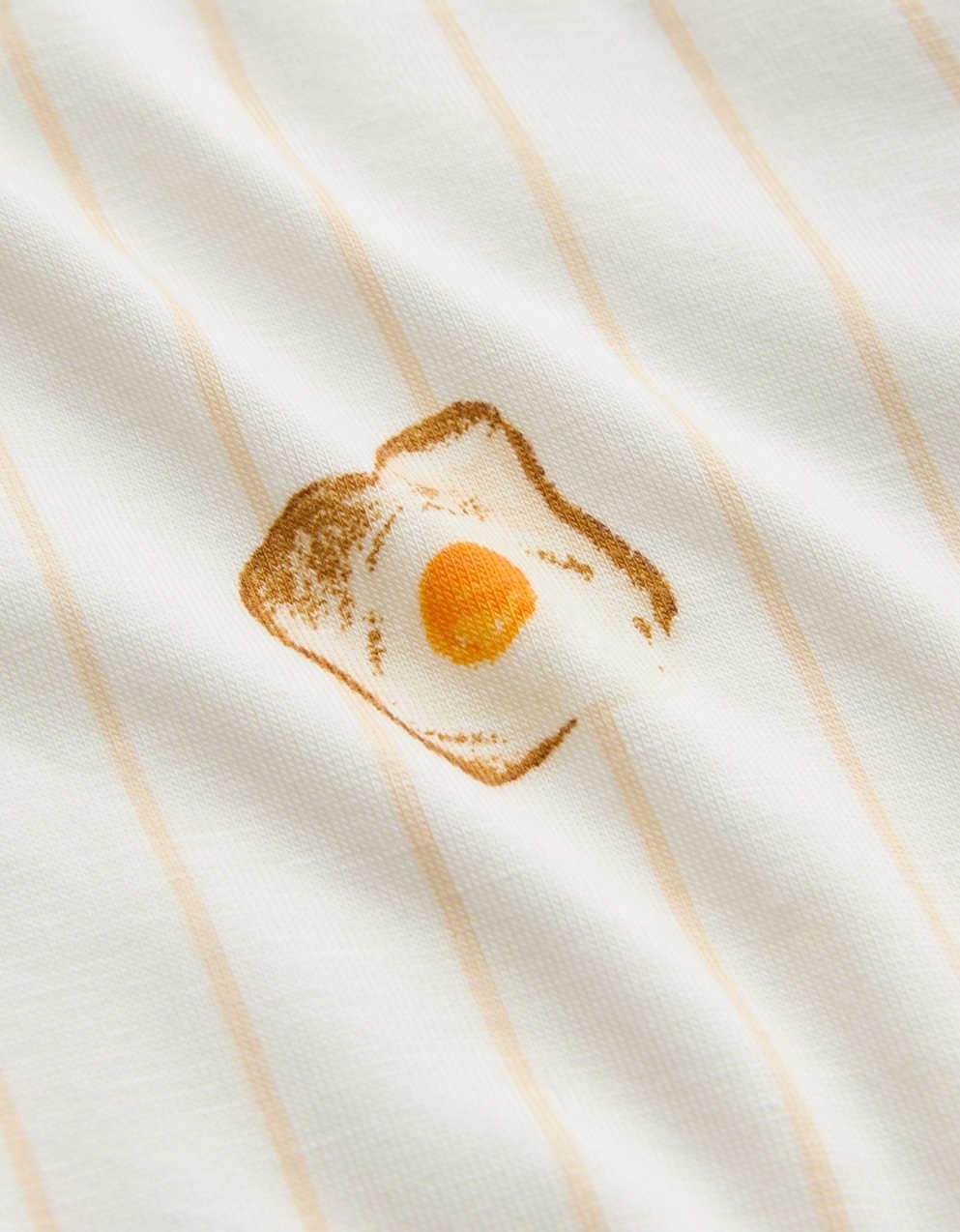 OVERSLEPT by Aerie Real Soft® 短袖睡衣襯衫