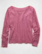 AE Whoa So Soft 蕾絲冷衫