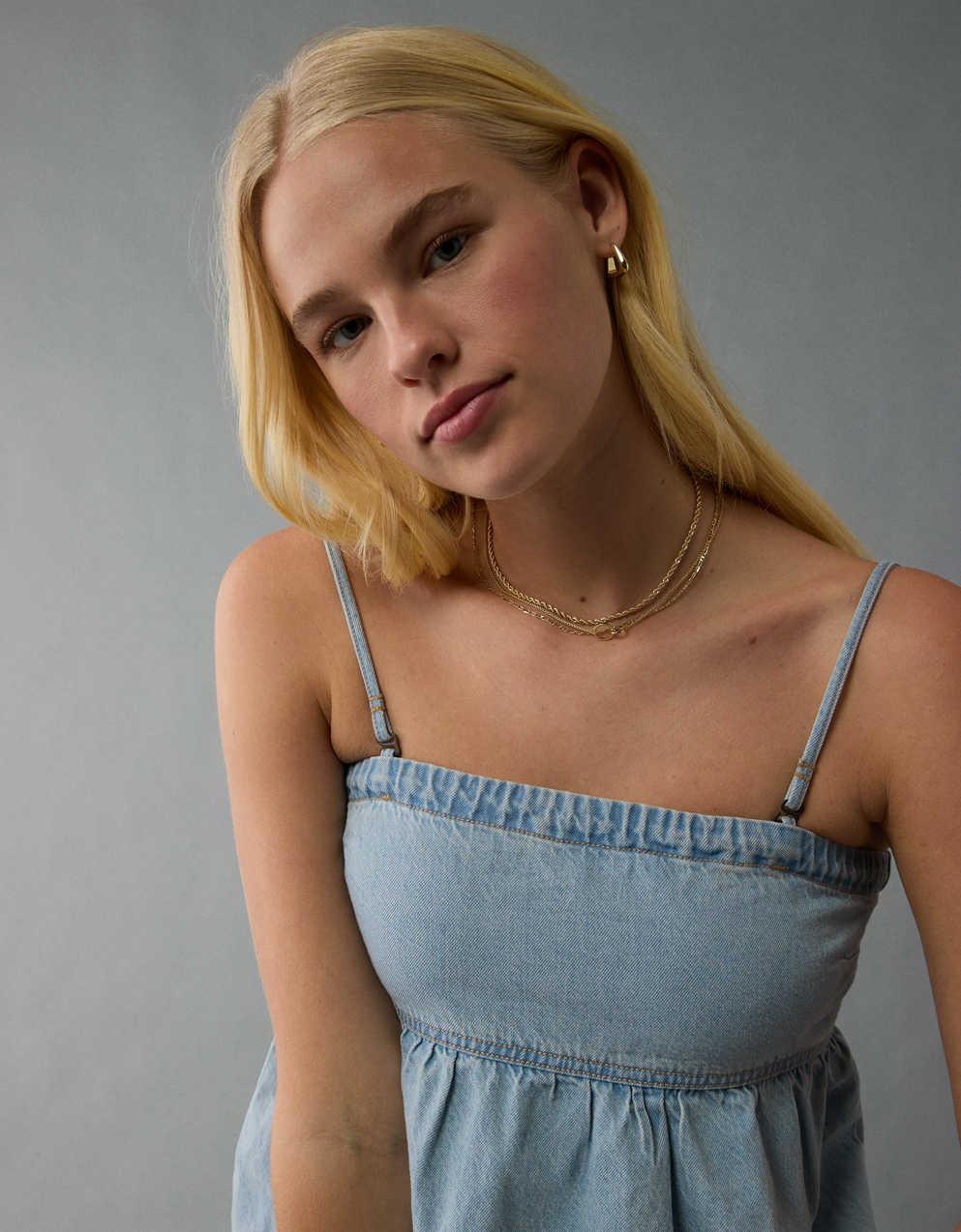 AE 牛仔 Tube Top