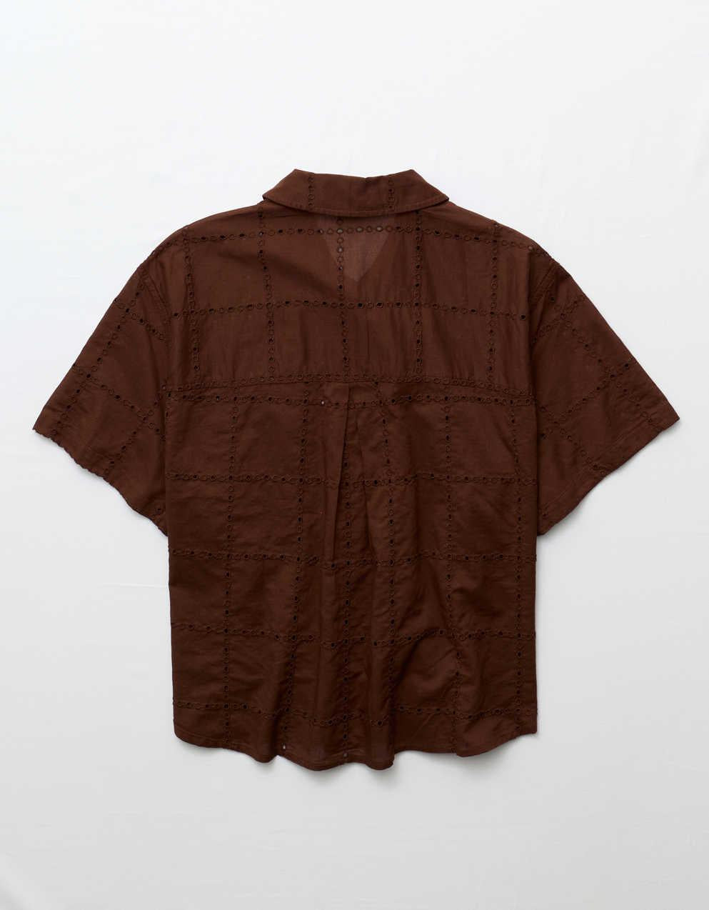 AE 刺繡襯衫