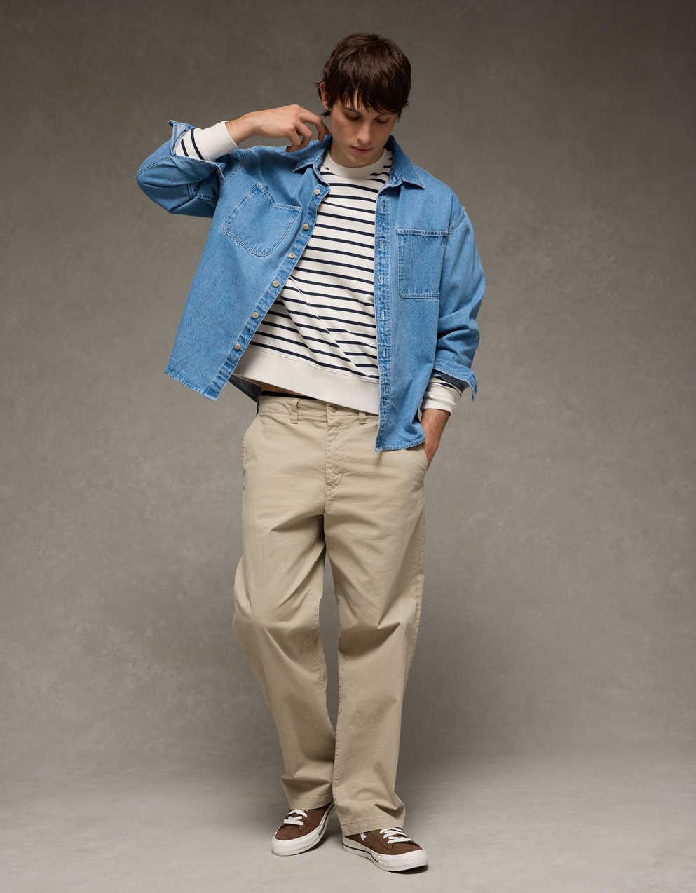 AE Laidback Luxe 條紋運動衫