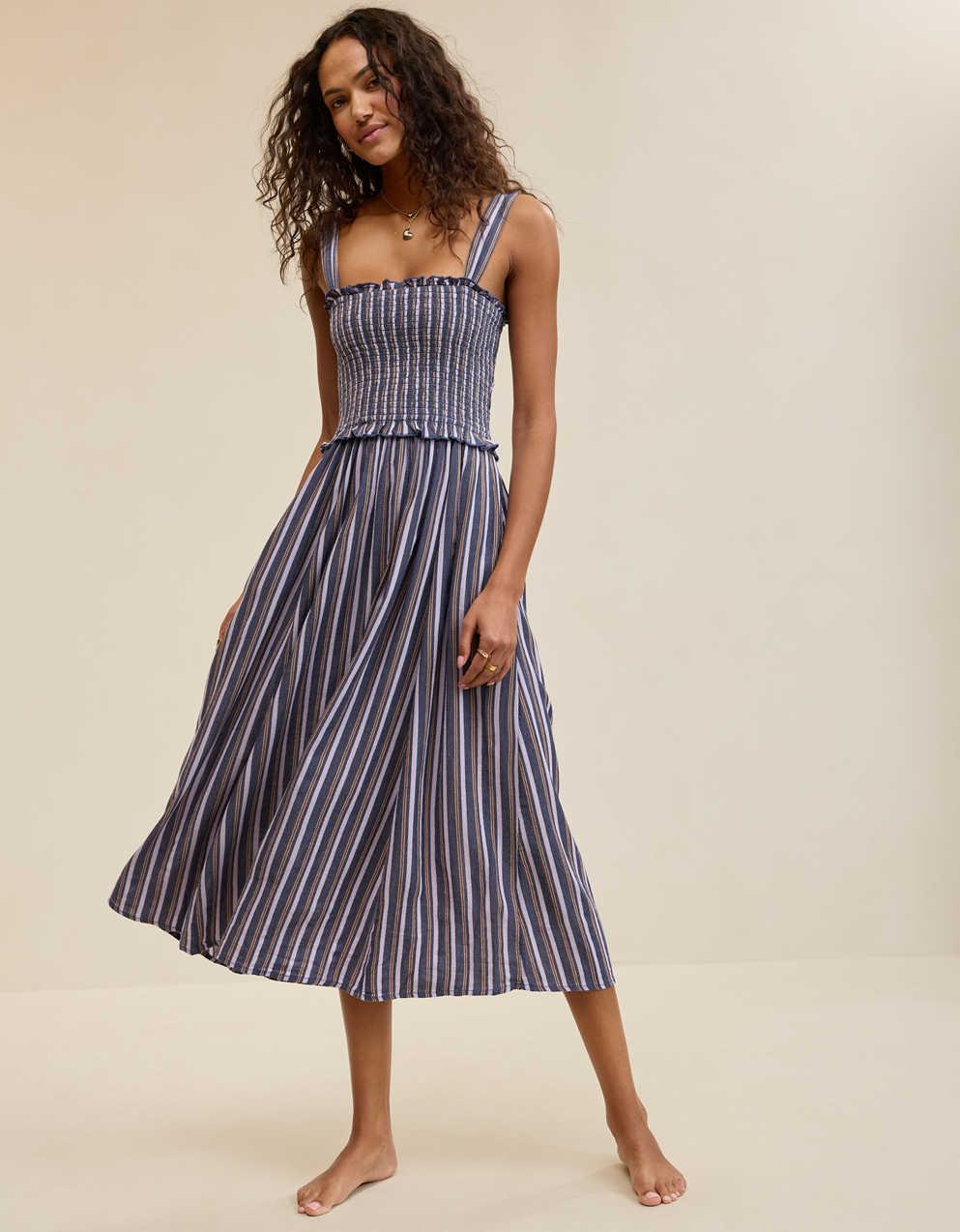 at the barre midi dress Aerie Pregnant Aerie At The Barre Midi