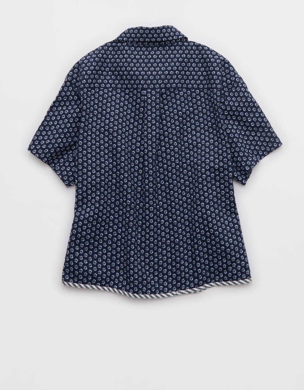 Aerie Seersucker 短袖睡衣上衣
