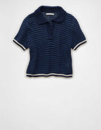 AE 短身針織 Polo 衫