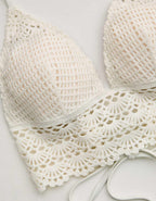 Aerie Longline Crochet Triangle Bikini Top