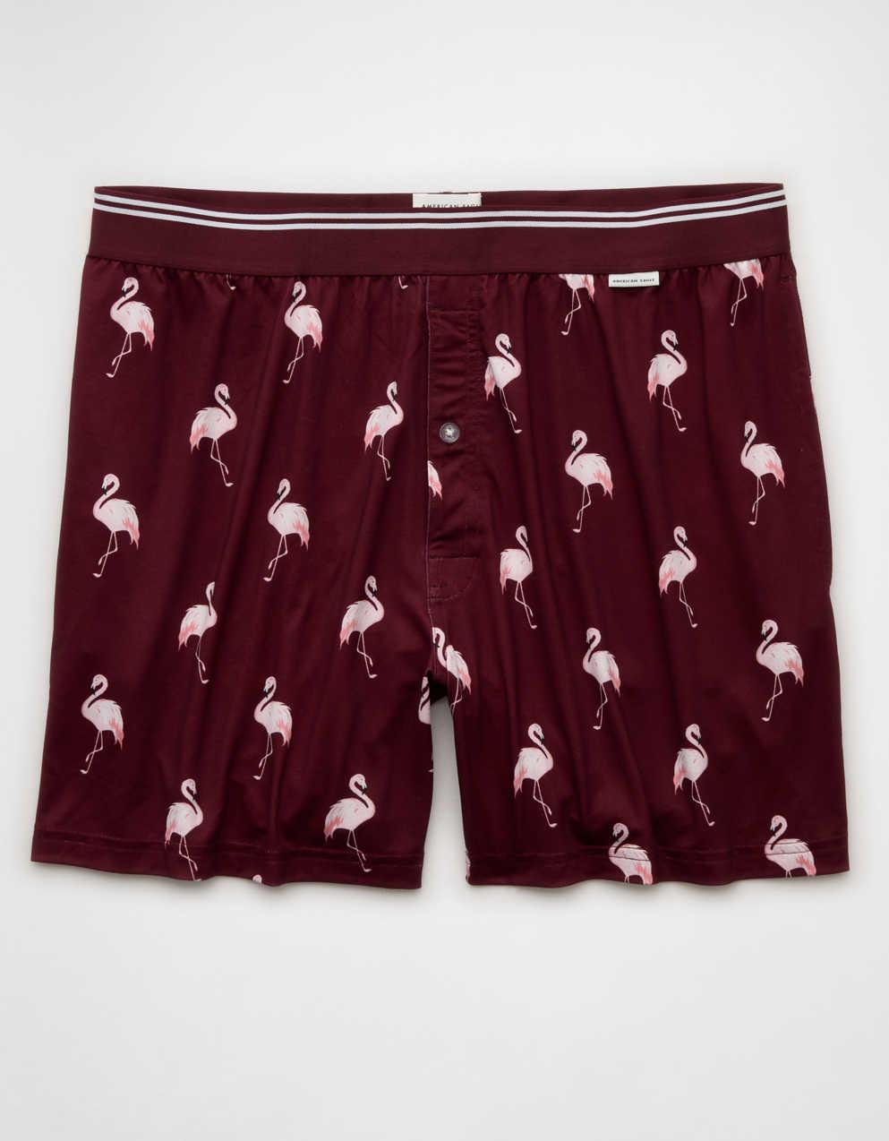 AEO Men's Flamingos Ultra Soft Pocket Boxer Short