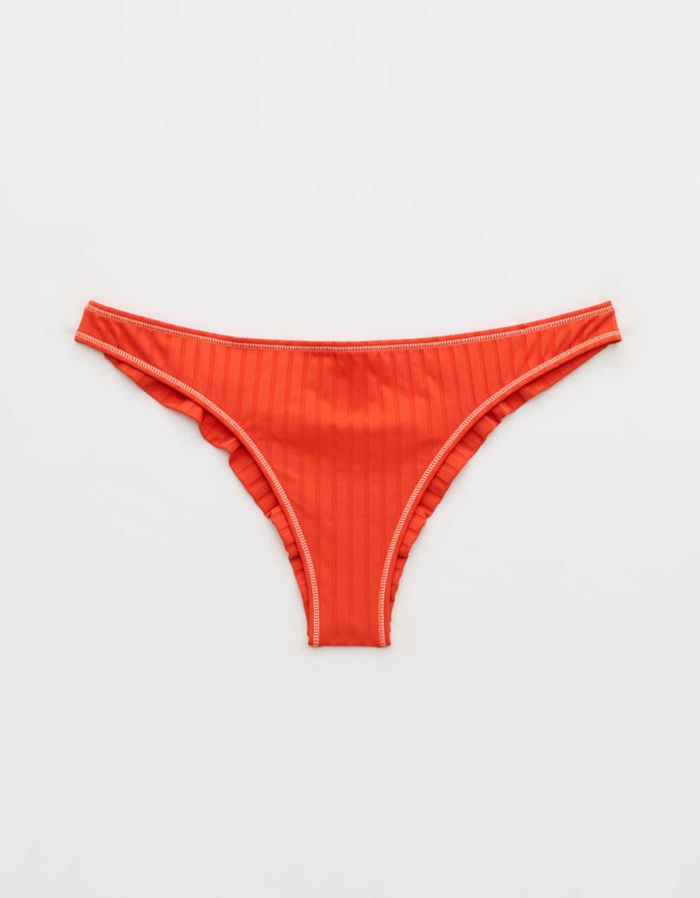 Aerie Happy Cheeks 羅紋三角比堅尼泳褲