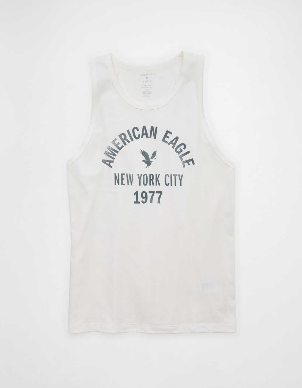 AE Standard Fit Lightweight Logo Graphic Tank Top