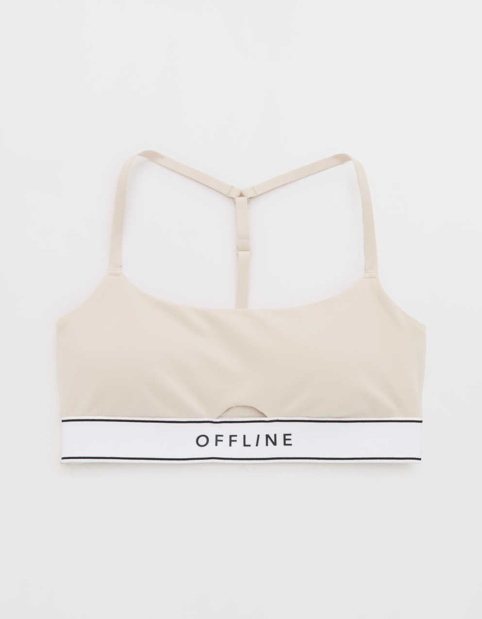 OFFLINE By Aerie The Hugger 標誌彈性運動文胸
