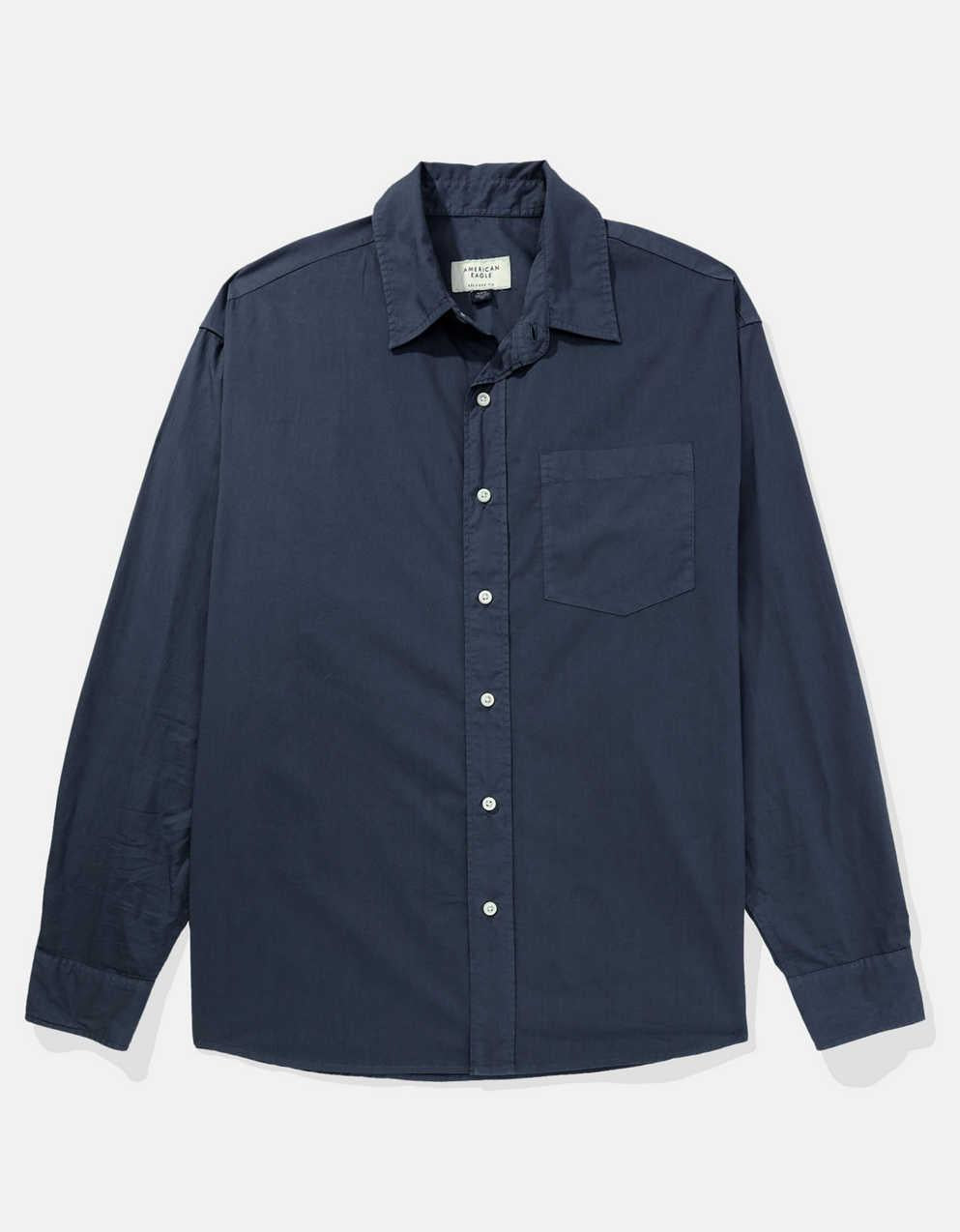 AE Everyday Relaxed Oxford Button-Up Shirt