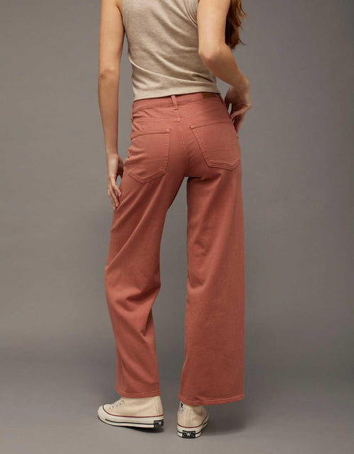 AE Stretch Super High-Waisted Wide-Leg Pant