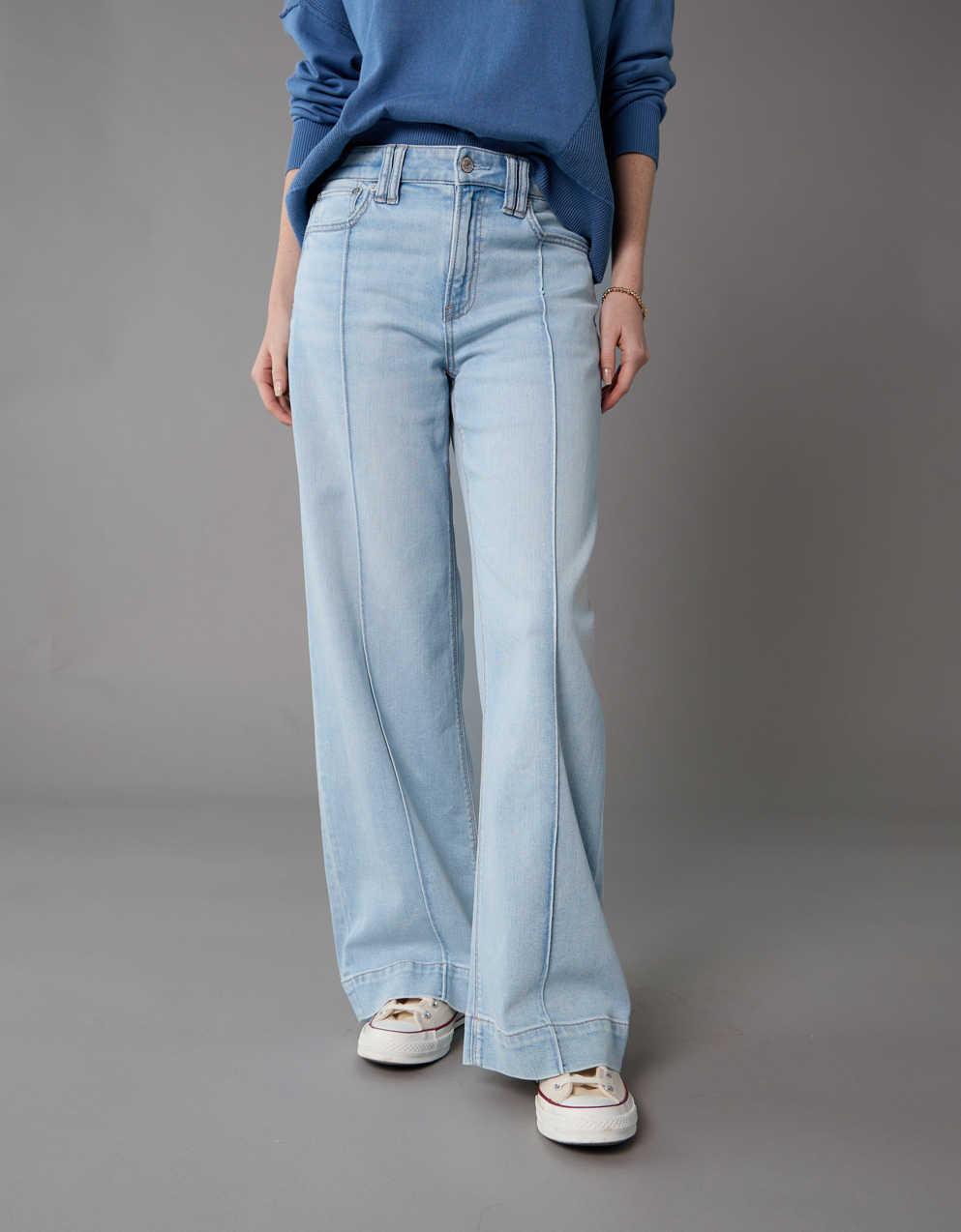 AE Super High-Waisted Baggy Wide-Leg Jean