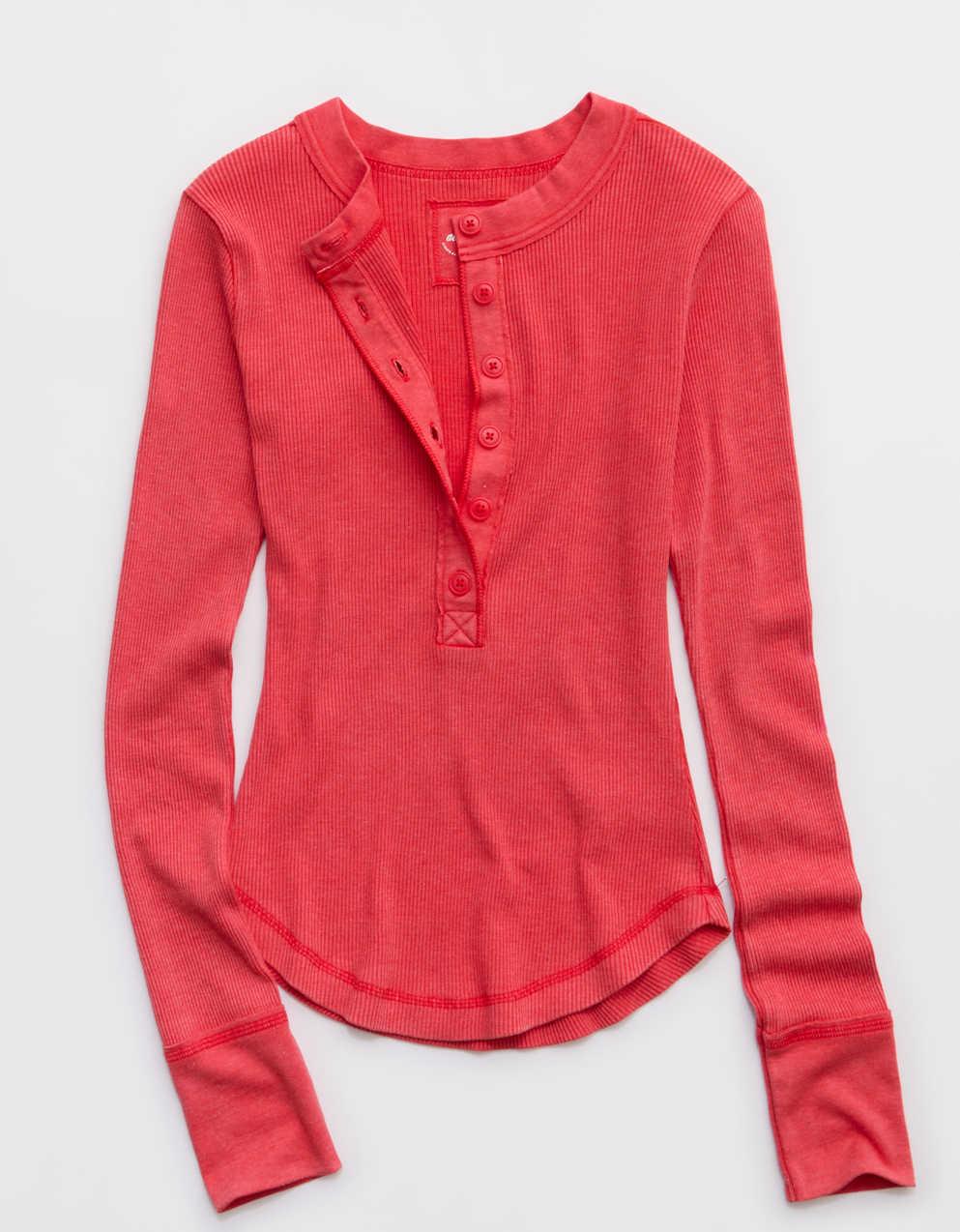 Aerie Henley 必備分層 T 恤