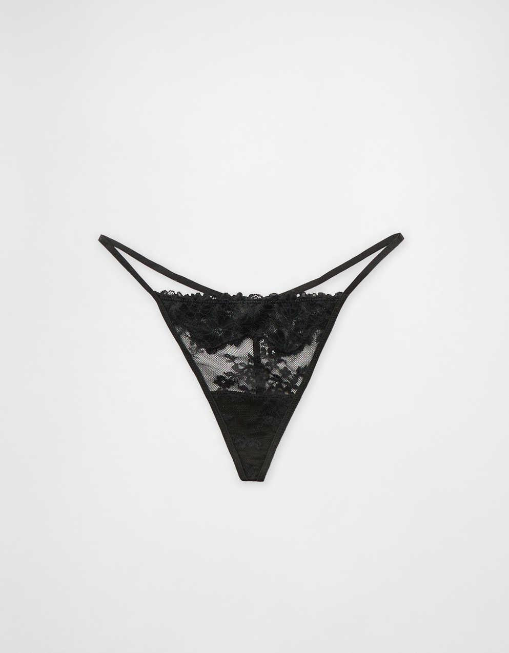 Show Off Lace String Thong Underwear