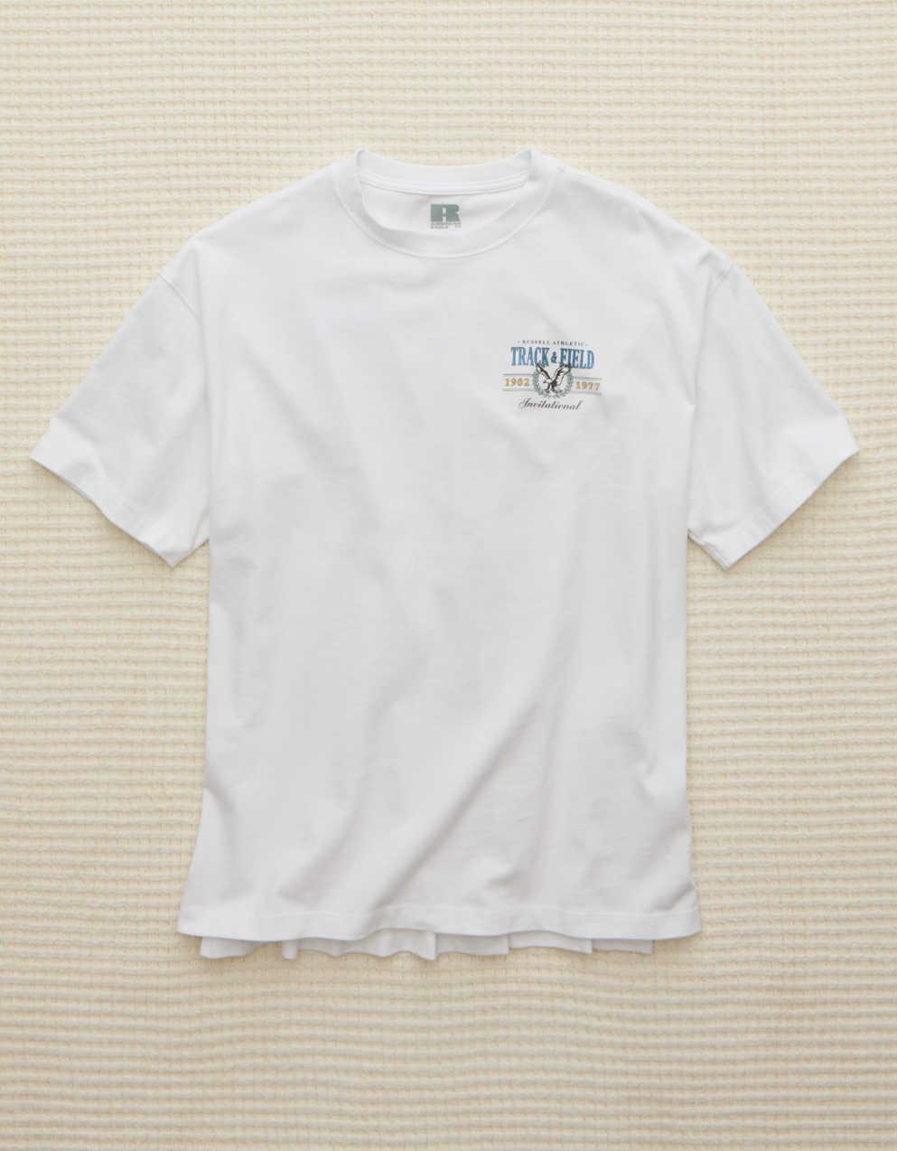 AE x Russell Athletic Heavyweight Track & Field Graphic T-Shirt