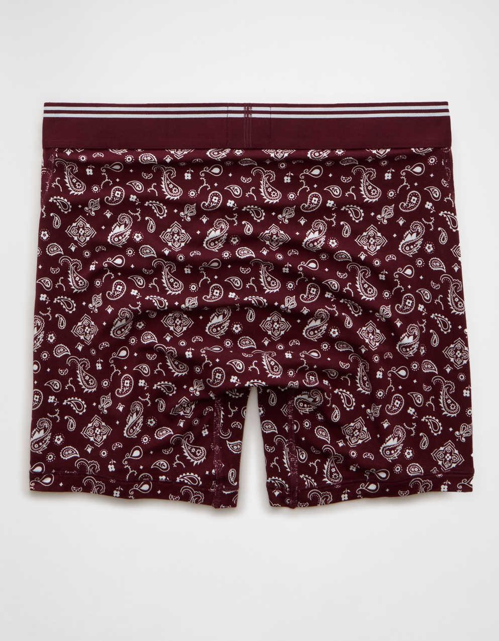 AEO Men's Paisley 6" Ultra Soft Boxer Brief