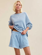 Aerie特色拼接短褲
