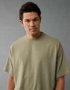 AE Laidback Luxe Heavyweight Oversized Logo Graphic T-Shirt