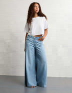 AE Dreamy Drape A 字剪裁牛仔褲
