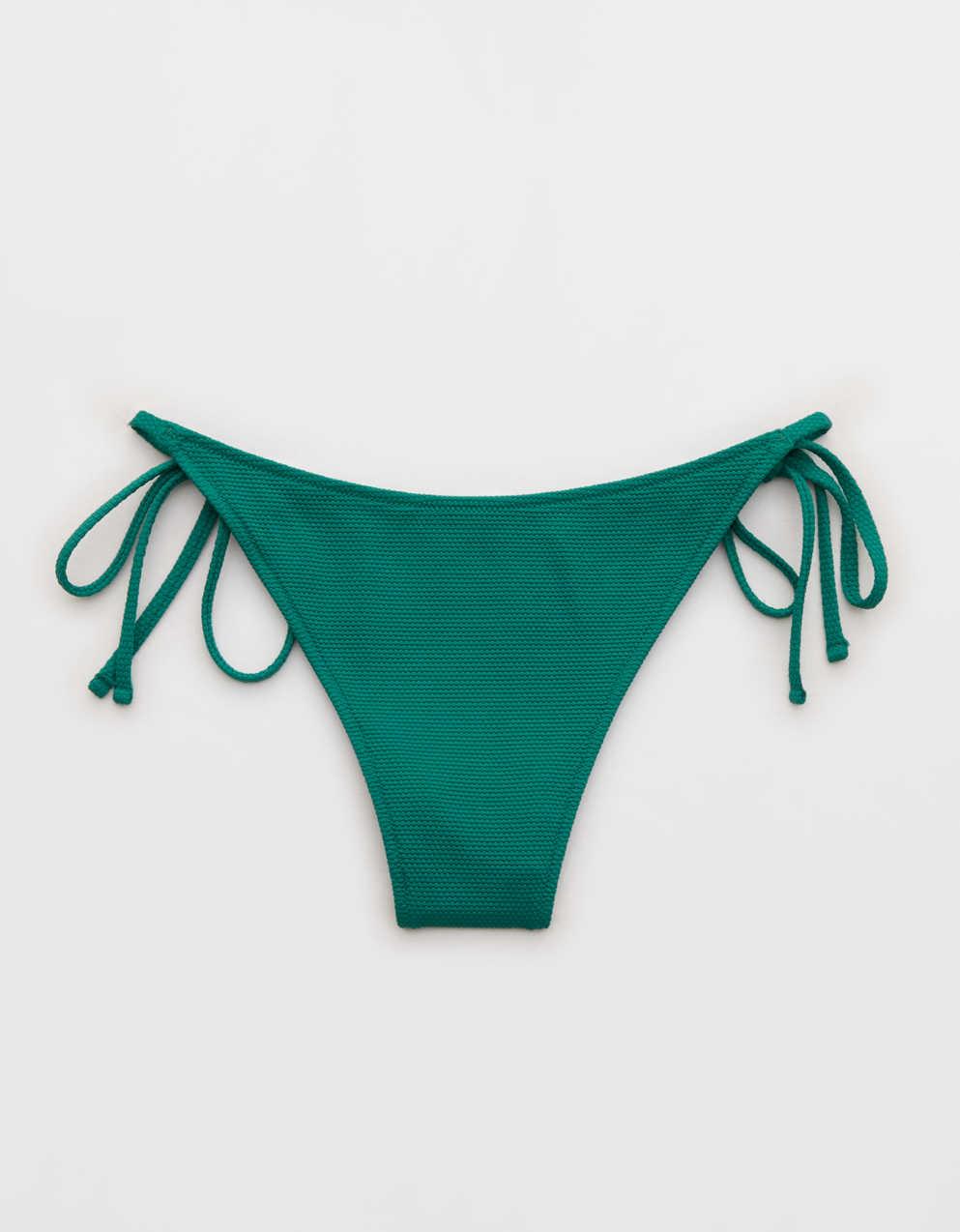 Aerie Pique Cheekiest Side Tie Bikini Bottom